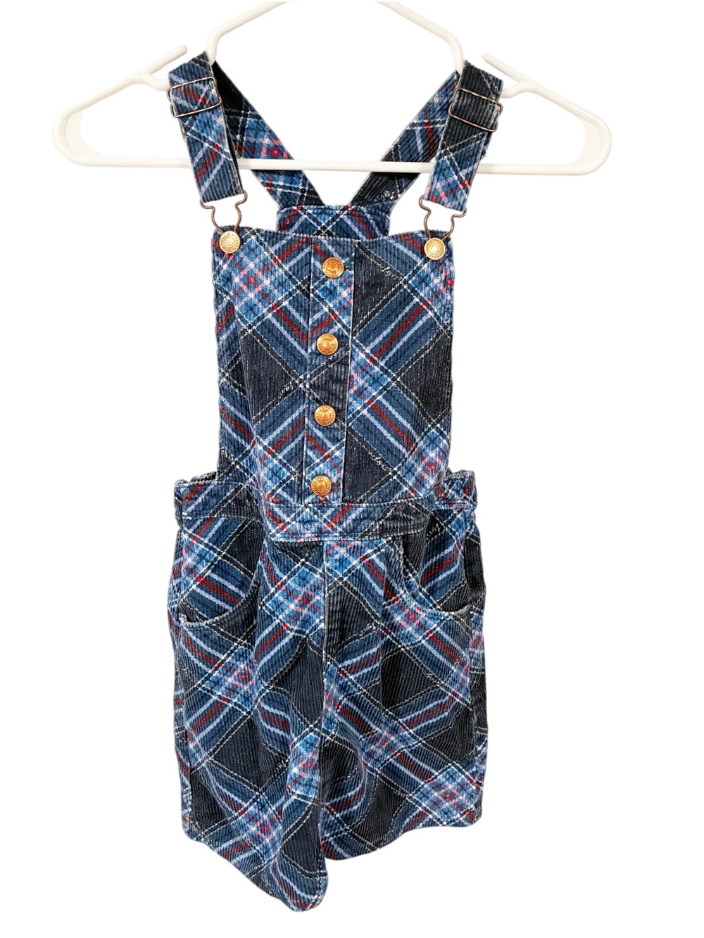 Levis Kids Girls Size Small 8-10 Years Blue Skirtall Jumper Blue Overall